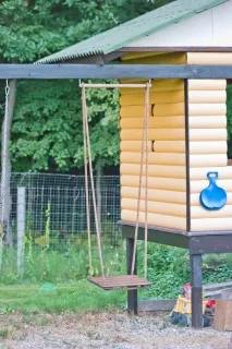 Дитяча гойдалка - варіант кріплення варіант