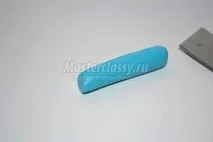 Троянда з полімерної глини глини