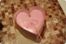 Романтична, повітряна свічка ручної роботи – Ярмарок Майстрів романтична