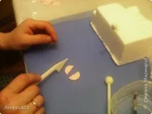 Троянди з мастики для торта троянди
