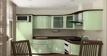 Дизайн інтер’єру кутових кухонь дизайн