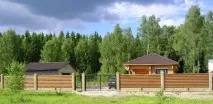 Фасадний паркан фото з профнастилу, з цегли своїми руками своїми