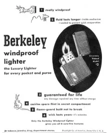 Історія запальничок Berkeley історія
