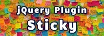 JQuery plugin Sticky - елегантний та оригінальний плагін залипання віджетів - Сайт Земскова Іллі елегантний