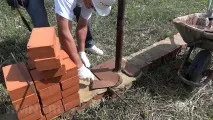 Як побудувати цегляний паркан своїми руками цегляний