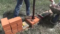 Як побудувати цегляний паркан своїми руками цегляний