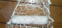 Люля кебаб із яловичини з прянощами в жировій сітці люля