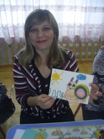 Майстер-клас для вихователів «Чарівна ниточка» майстер-клас