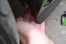 Накладки на передній бампер. накладки