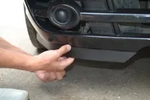 Накладки на передній бампер. передній