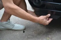 Накладки на передній бампер. бампер