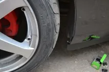 Накладки на передній бампер. передній