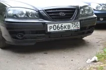 Накладки на передній бампер. накладки