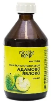 Настойка адамового яблука (маклюри) яблука