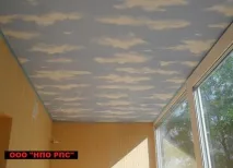 Натяжні стелі на балконі, фото, ціни стелі