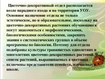 Організація роботи на навчально-дослідній ділянці біології