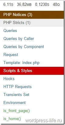 Налагоджувальний плагінQuery Monitor, Життя з WordPress monitor