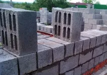 Піскоблок пустотілий розміром 390 х 190 х 188 піскоблок