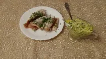 Святкові смачні салати та закуски з фото 23 лютого смачні