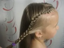 Зачіска Лотос для дівчинки, про волосся зачіска