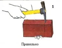 Прийом кладки цегли кладки