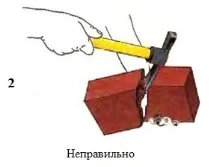 Прийом кладки цегли цегли