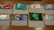Перевірено на вологих серветках серветках
