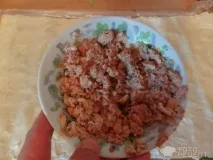 Рецепт Рулет із пшеничного ролу з горбушею, пшеничний рол з горбушею рулет