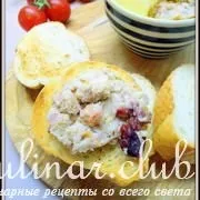 Рійет, паштет із курятини з кислою вишнею паштет