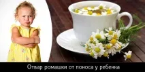 Ромашка при проносі - лікування діареї відваром ромашки ромашки