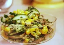 Салат з кукурудзи та капусти рецепт з фото, покрокове приготування капусти