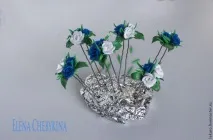 Шпильки з квітами з термопластики своїми руками – Ярмарок Майстрів термопластики