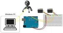 Система розпізнавання та стеження за особами на Arduino розпізнавання