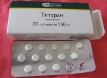 Таблетки Тетурам інструкція та наслідки застосування наслідки