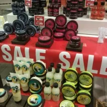 The body shop, мережа салонів натуральної косметики в Новосибірську на метро Площа Маркса. мережа