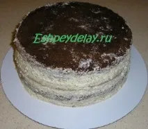 Торт пташине молоко з манкою. молоко