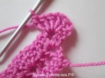 Комір, пов’язаний гачком, для дівчинки – Уроки Рукоділля комір