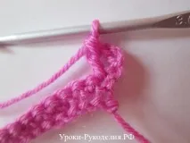 Комір, пов’язаний гачком, для дівчинки – Уроки Рукоділля язаний