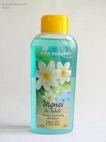Yves Rocher Monoi de Tahiti Lagoon Hair - Body Wash and Moisturizing Perfumed Body Mist відгуки tahiti
