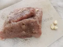 Запечене м’ясо зі сметаною та гірчицею ложка