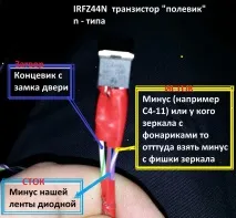 35 — Підсвічування низу дверей та катафотів (кожна окремо) форд фокус 3 низу