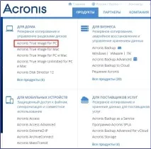 Acronis True Image 2015 - інструкція щодо використання image