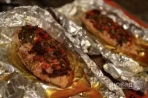 Куряче філе запечене у фользі - покроковий рецепт з фото на рецепт
