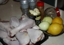 Курка з лимоном та маслинами курка
