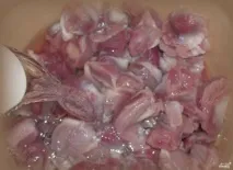Курячі шлунки у вершковому соусі - покроковий рецепт з фото на шлунки
