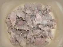 Курячі шлунки у вершковому соусі - покроковий рецепт з фото на курячі