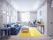 Білий інтер’єр правильне поєднання кольорів, фото кімнат поєднання