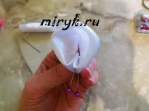 Великий бант для волосся (майстер-клас) квітку