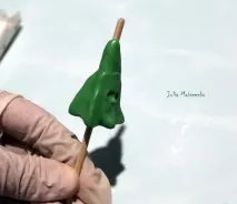 Ліпимо веселу новорічну ялинку з полімерної глини ліпимо