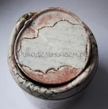 Декупаж на пластмасі пташка співоча пластмасі